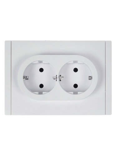 FORTE&PIANO Роз. 2-я с з/к без з/ш б/к 16А FP224 бел. IEK