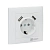 Валенсия розетка 1-местная с/з 16А белая с защ. штор. с 2 USB 2,1А EKF PROxima