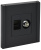 FORTE&PIANO Роз. двойная TV+RJ45 кат.5E FP136 чер. IEK