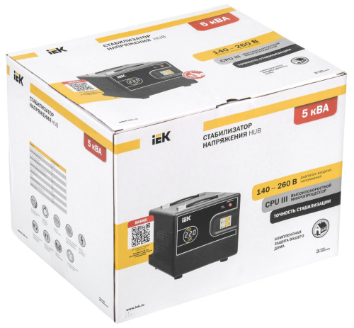 СтабилизаторнапряженияпереноснойHUB5кВАIEK