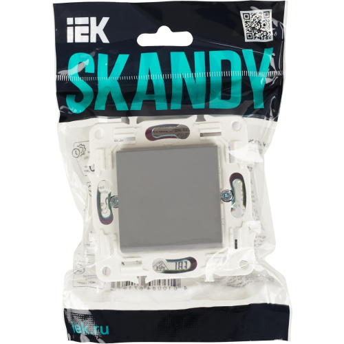 SKANDY Выключатель 1-клавишный перекрестный 10А SK-V03Gr серый IEK