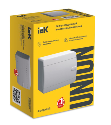 UNION Compact Корпус пласт. ЩРН-П-8 IP41 бел. дв. IEK