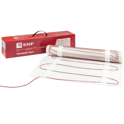 Мат нагревательный двухжильный "Уют" 0,5 кв. м. 75 Вт EKF Proxima