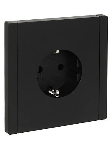 FORTE&PIANO Роз. с з/к без з/ш в/к 16А FP116 чер. IEK