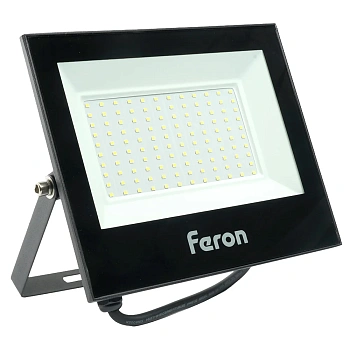 Прожектор светодиодный НИЗКОВОЛЬТНЫЙ 100W 6400K IP65 2835 SMD  AC/DC 12-48V/50Hz, черный, LL-972