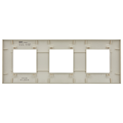 SKANDY Рамка 3-местная SK-F01B бежевый IEK