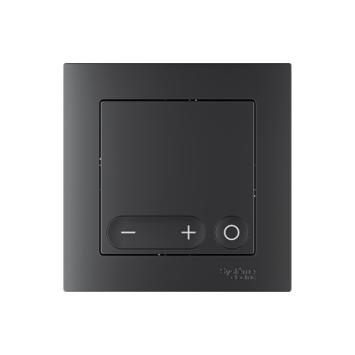 SMART ТЕРМОСТАТ програм для электр теплого пола, Zigbee, 16 А, мех.,  ЧЕРНЫЙ