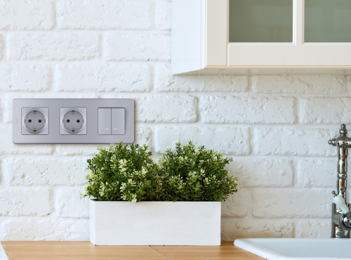 Выкл 2кл c подсв АЛЮ INSPIRIA