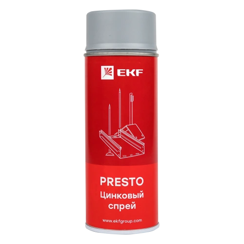 Цинковый спрей "Presto" 400мл EKF