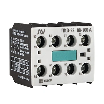 Приставка контактная ПКЭ-22  2NO+2NC 80-100А EKF AVERES