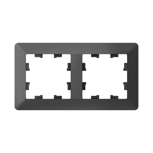 ATLASDESIGN AIR 2-п РАМКА, БАЗАЛЬТ/дымч. черный