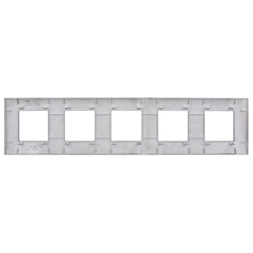 SKANDY Рамка 5-местная SK-F05Gr серый IEK