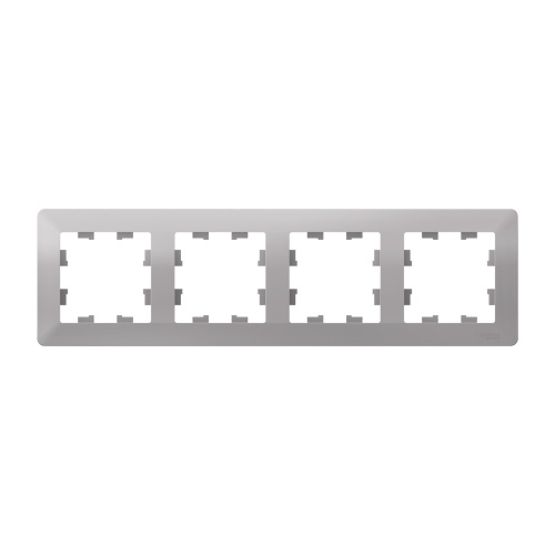 ATLASDESIGN AIR 4-п РАМКА, АЛЮМ/дымч. черный