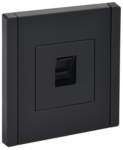 FORTE&PIANO Роз. комп. RJ45 кат.5E FP132 чер. IEK