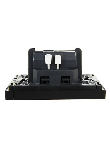 FORTE&PIANO Выключ. 1-кл. 10А FP101 чер. IEK