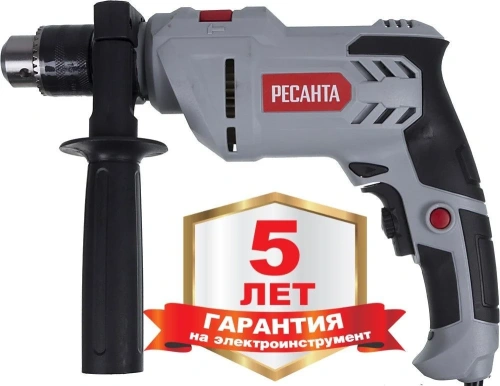 Дрель  850Вт, УДАРНАЯ, ДУ-15/850 Ресанта