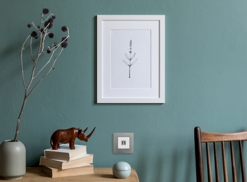 Розетка заряд 2хUSB БЕЛ ETIKA