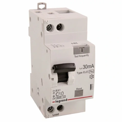 Диф. автомат 2Р 10А/30 6кА Rx3 Legrand 