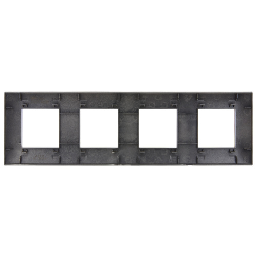 SKANDY Рамка 4-местная SK-F04Sh шампань IEK