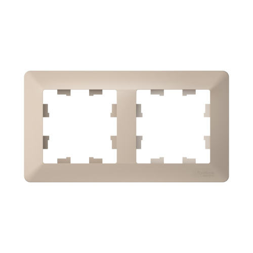 ATLASDESIGN AIR 2-п РАМКА, ПЕСОЧНЫЙ/дымч. белый