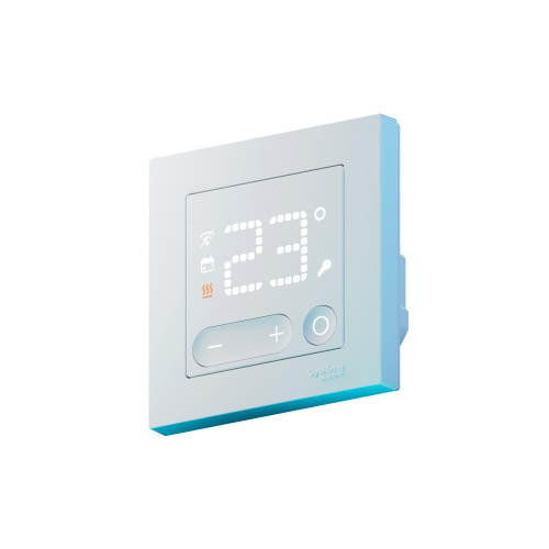 SMART ТЕРМОСТАТ програм для электр теплого пола, Zigbee, 16 А, мех., БЕЛЫЙ