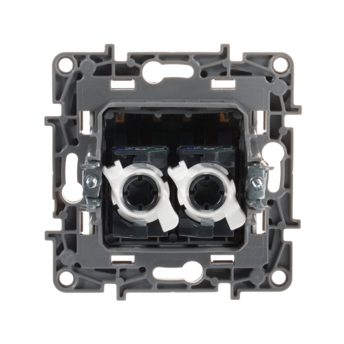 Роз 2ХRJ45 5е UTP БЕЛ ETIKA