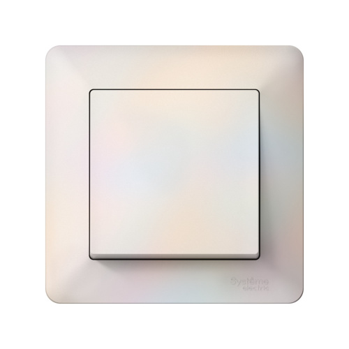 ATLASDESIGN AIR 1-п РАМКА, ЖЕМЧУГ/дымч. белый