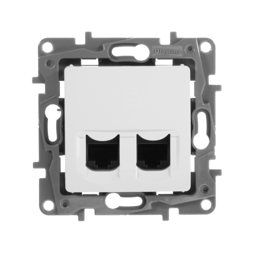 Роз 2ХRJ45 5е UTP БЕЛ ETIKA