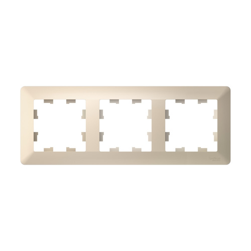 ATLASDESIGN AIR 3-п РАМКА, БЕЖЕВЫЙ/дымч. белый