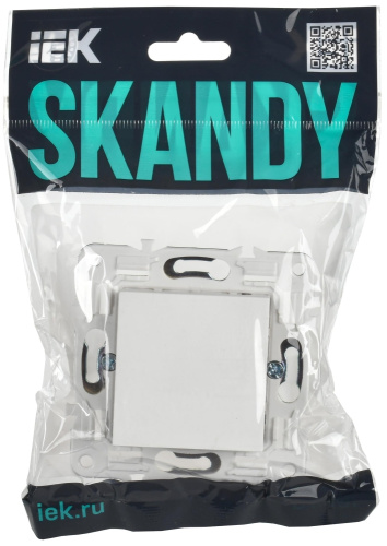 SKANDY Заглушка с суппортом SK-C01W арктический белый IEK