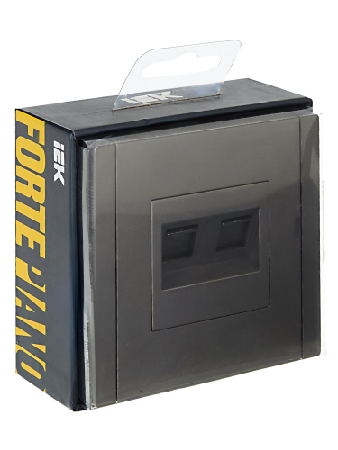 FORTE&PIANO Роз. комп. 2-ая RJ45 кат.5E FP533 ст. IEK