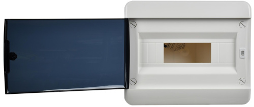 TEKFOR Корпус пласт. ЩРН-П-12 IP41 черн. прозр. дверь IEK