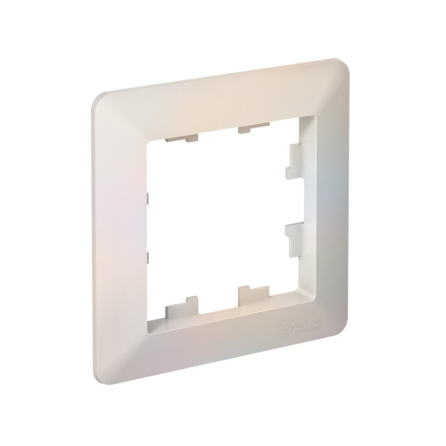 ATLASDESIGN AIR 1-п РАМКА, ЖЕМЧУГ/дымч. белый