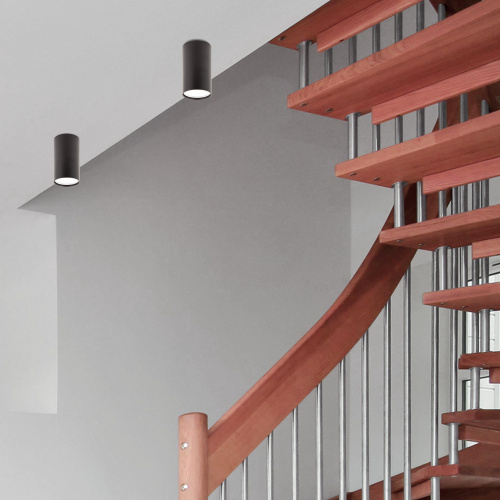 Свет-к накладной Arton цилиндр 55х100мм GU10 алюминий черн