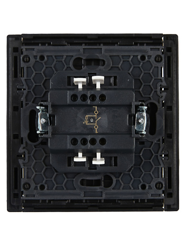 FORTE&PIANO Выключ. 1-кл. с инд. 10А FP102 чер. IEK