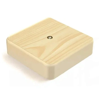 Коробка расп. д/откр.пр. 100х100х29 для к. к. IP40 цвет сосна Greenel