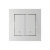 SMART 2-кл. ВЫКЛ. с подсв., Zigbee, сх.5, L+N, 10А, мех., БЕЛЫЙ