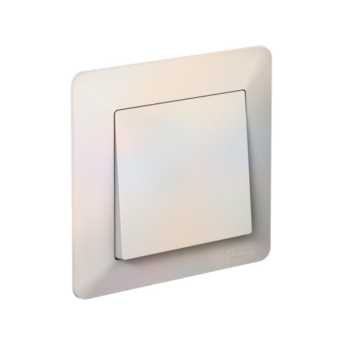 ATLASDESIGN AIR 1-п РАМКА, ЖЕМЧУГ/дымч. белый