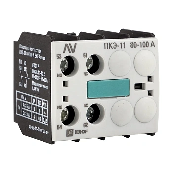 Приставка контактная ПКЭ-11 1NO+1NC  80-100А EKF AVERES