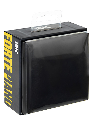 FORTE&PIANO Выключ. 1-кл. 10А FP101 чер. IEK