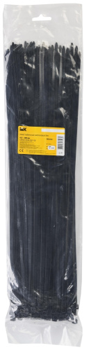 Хомут4,8х400мм нейлон черный(100шт)IEK