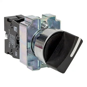 Переключатель BD21 2P короткая ручка NO IP65 EKF
