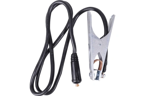 Кабель с клеммой заземления 25 кв. мм. для сварочного аппарата  Ресанта