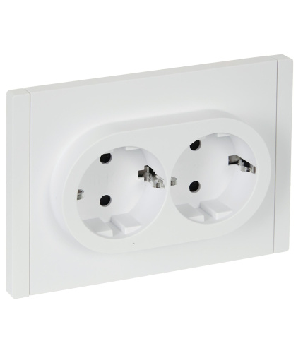 FORTE&PIANO Роз. 2-я с з/к з/ш б/к 16А FP223 бел. IEK