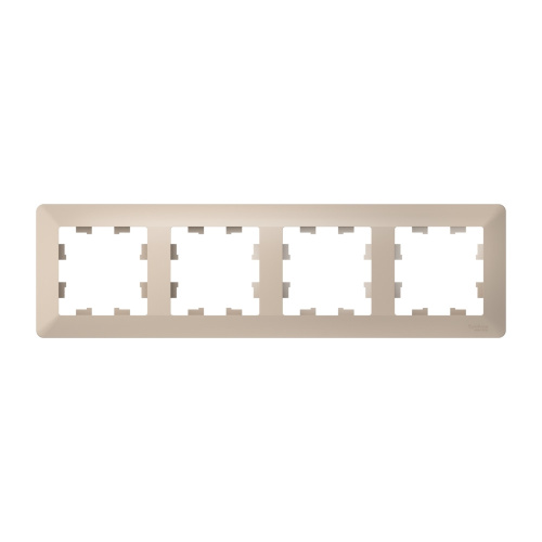 ATLASDESIGN AIR 4-п РАМКА, ПЕСОЧНЫЙ/дымч. белый