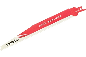 Пилка для сабельных пил, S1156XHM CARBIDE (1 шт; 225 мм; 6-8 TPI), Metabo , 1шт