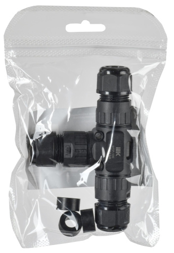 Коннектор кабельный герметичный WTP-106 3 PIN IP68 IEK