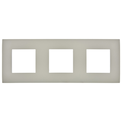 SKANDY Рамка 3-местная SK-F01B бежевый IEK