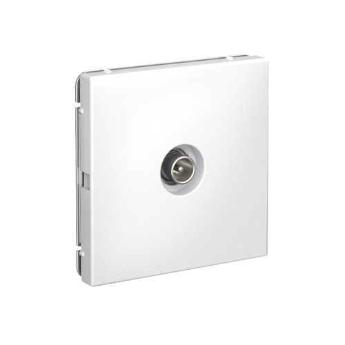 TV РОЗЕТКА оконечная 1DB, мех-м, БЕЛЫЙ