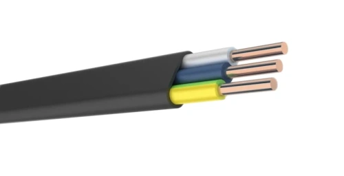 Кабель ВВГнг LS 3x1,5 ГОСТ плоский, 0,66кВ КАБЭКС 